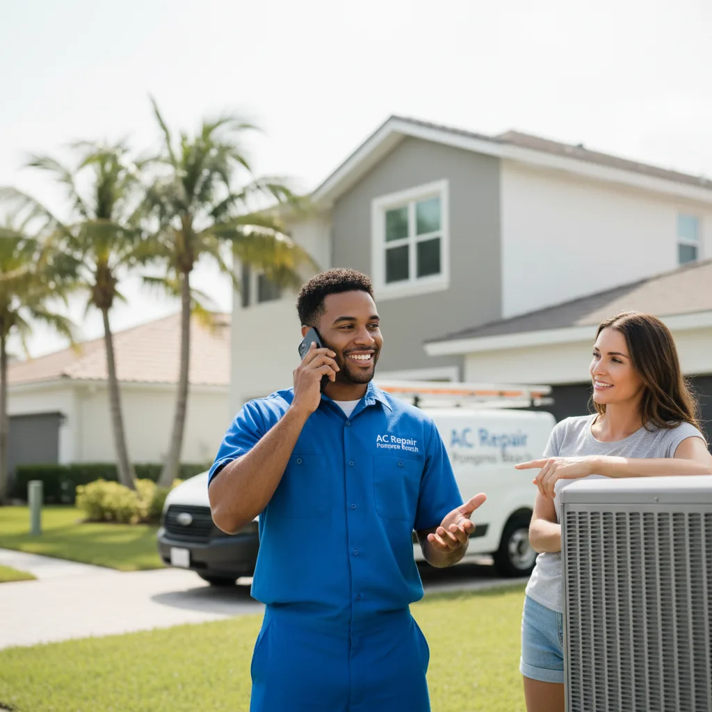 AC Repair Pompano Beach customer support in North Olmsted
